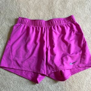 Fuchsia Nike shorts
